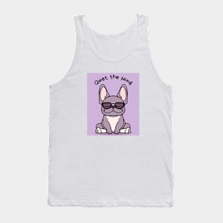 Kawaii Cute Yoga Meditating bullgod Tank Top